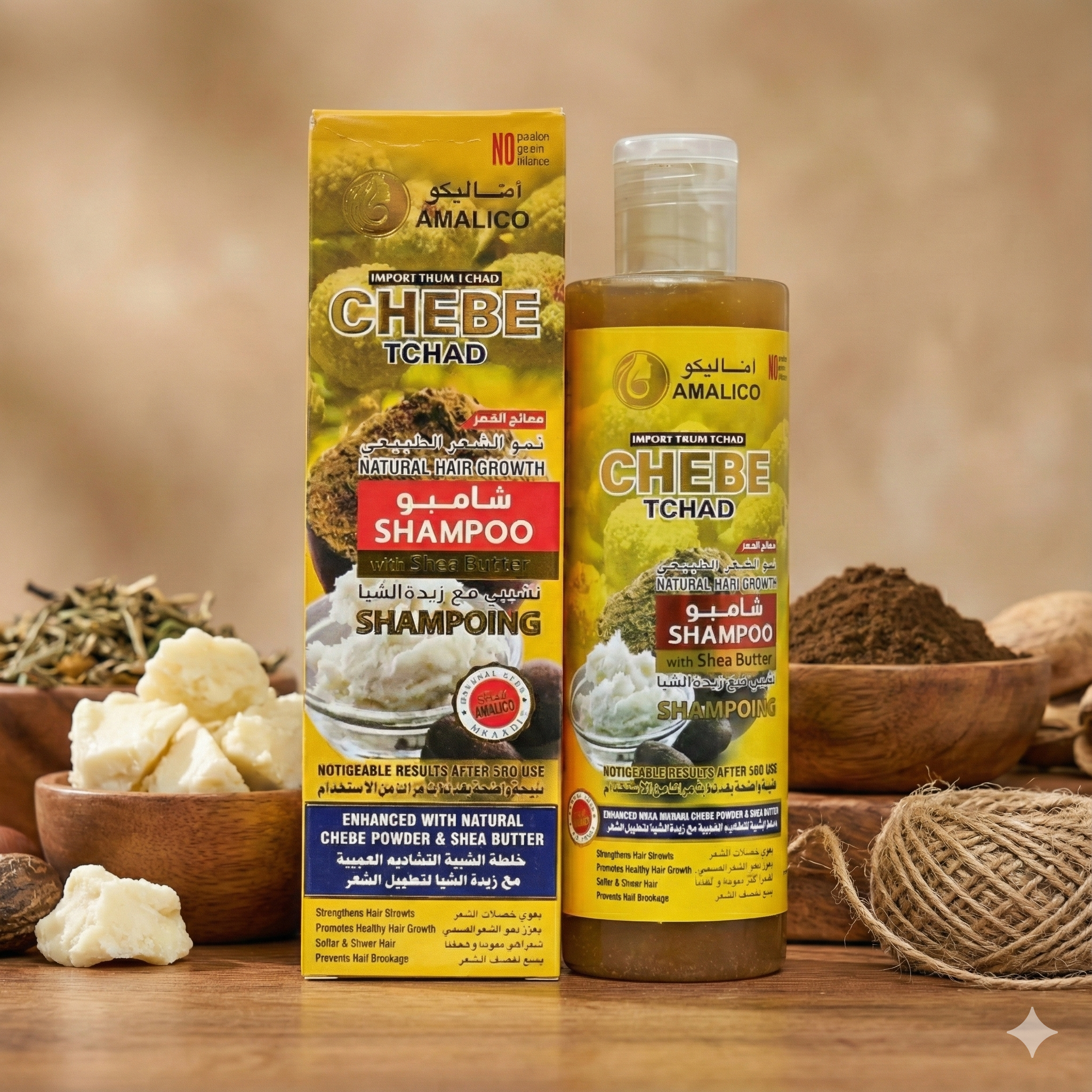 Chebe and Shea Butter Shampoo